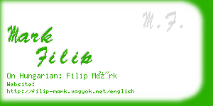 mark filip business card